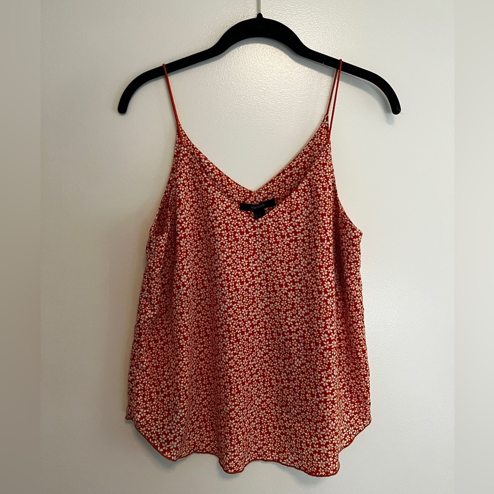 Orange Flower Summer Tank Top FOREVER 21